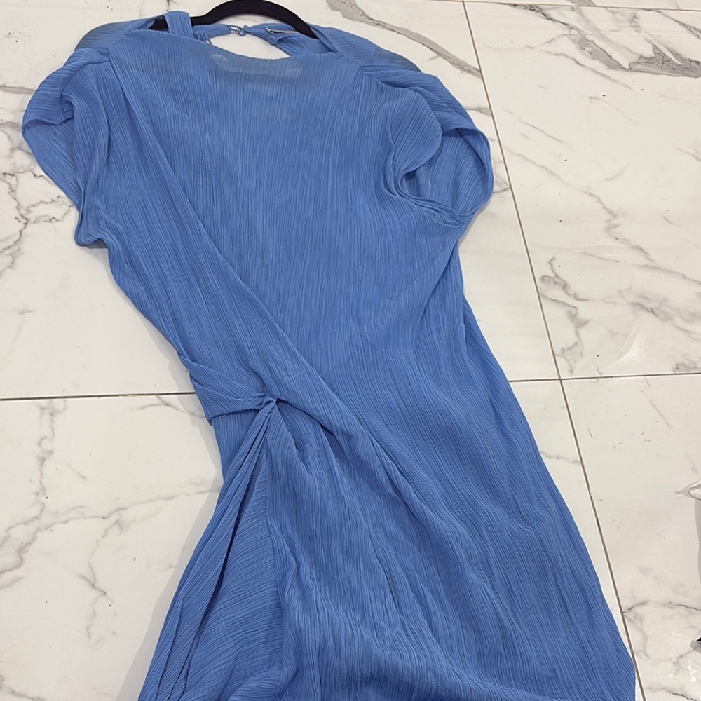 Elegant Blue Women's Dress